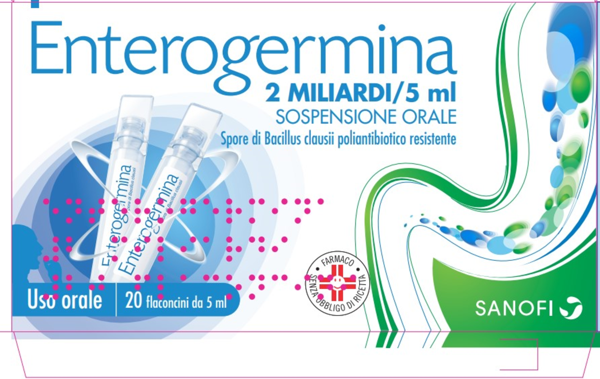 ENTEROGERMINA*OS 20FL 2MLD/5ML
