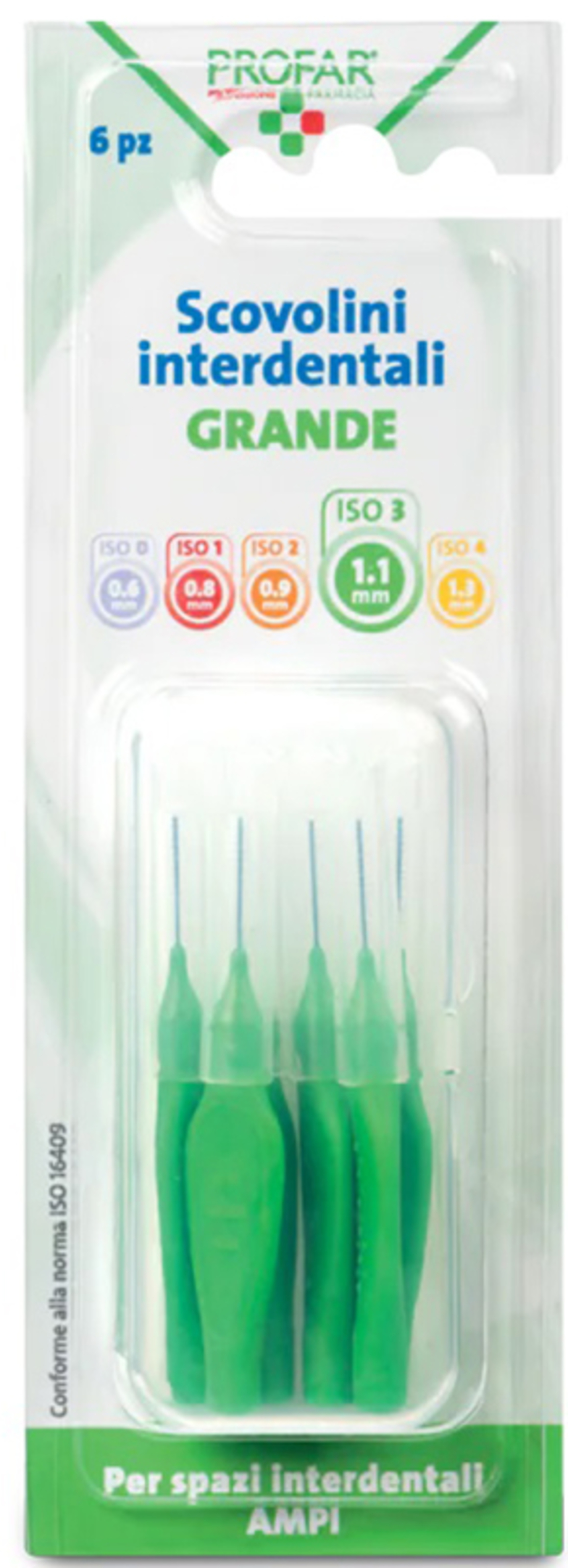 PROFAR SCOVOLINI VERDE 1,1 6PZ