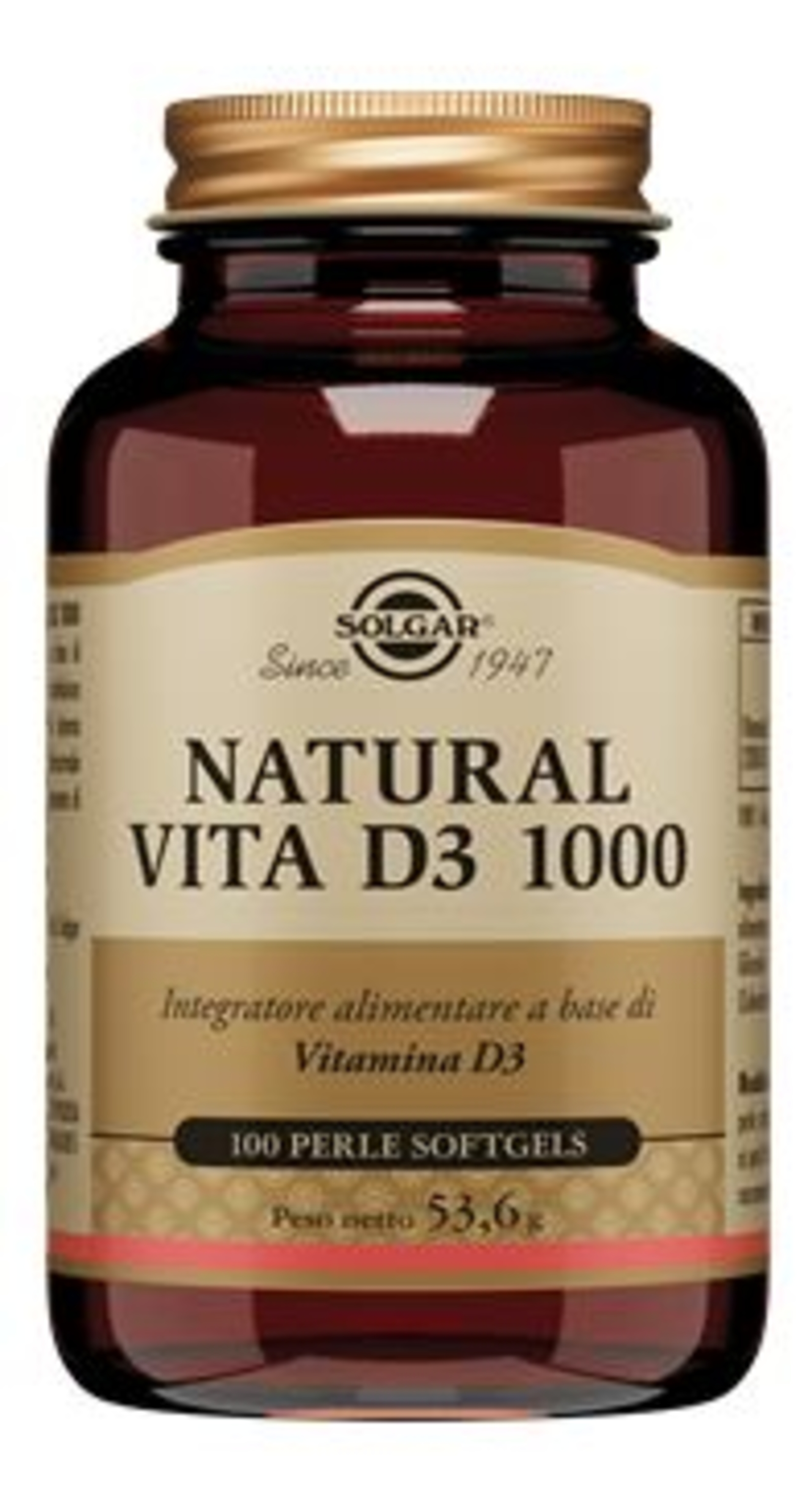 NATURAL VITA D3 1000 100PRL