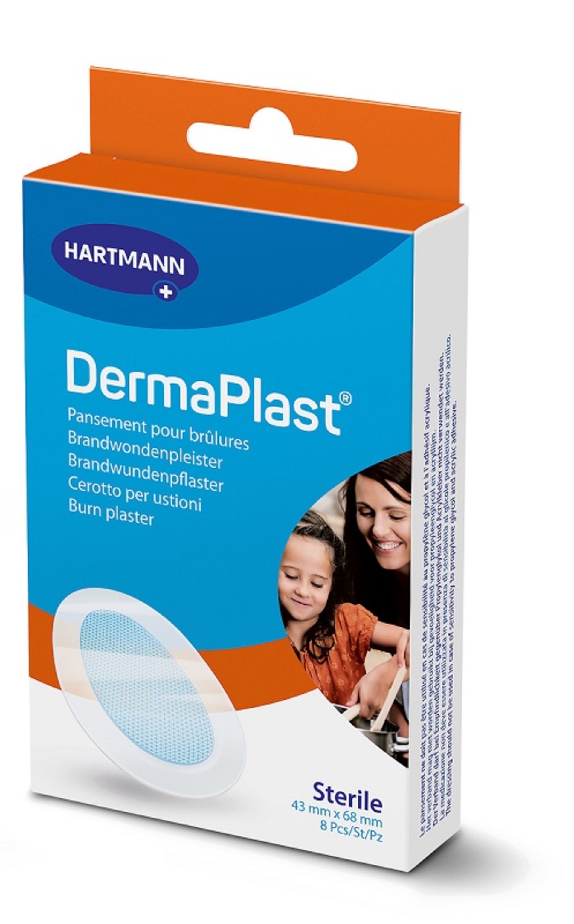CER DERMAPLAST USTIONI 8P