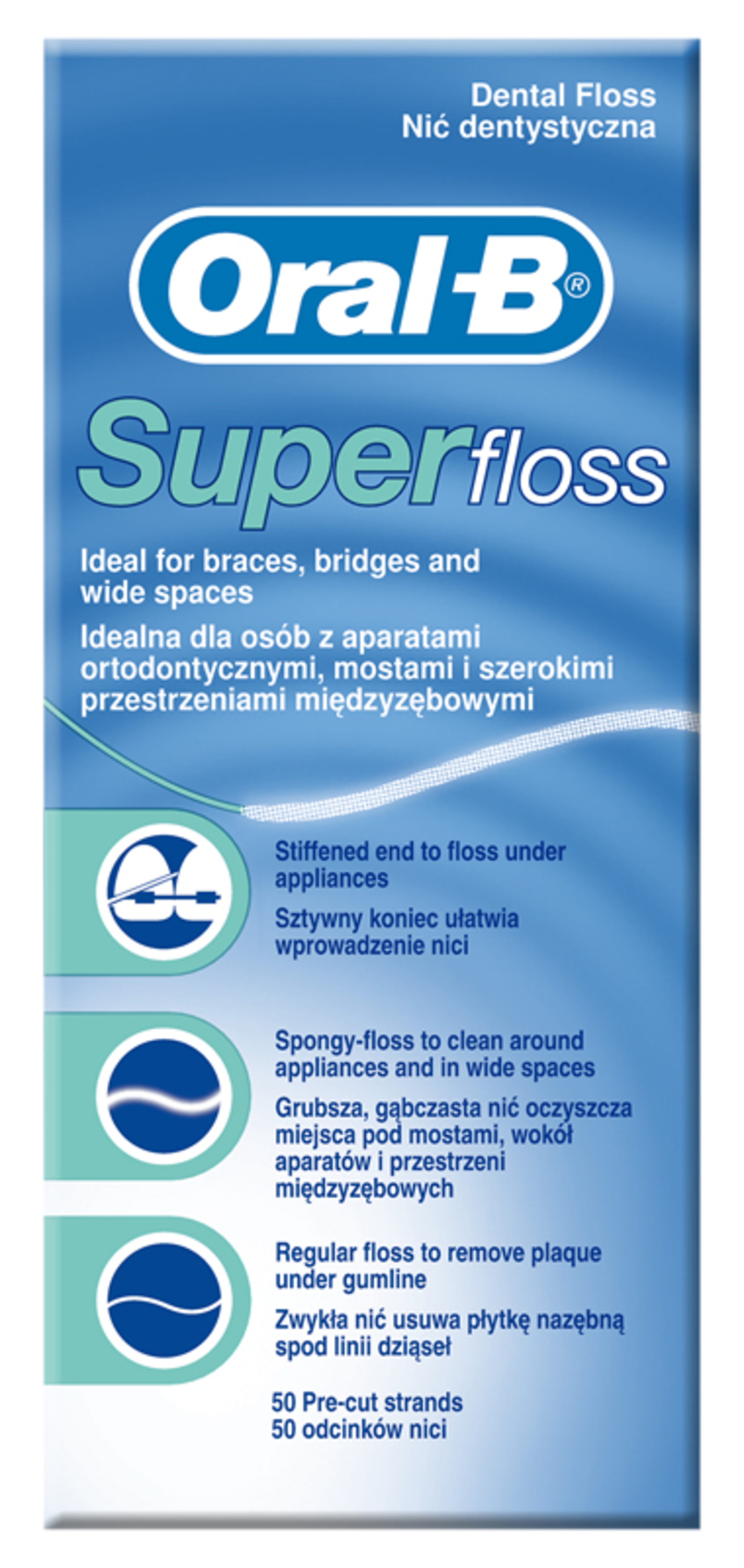 ORALB SUPERFLOSS FILO INTERDEN