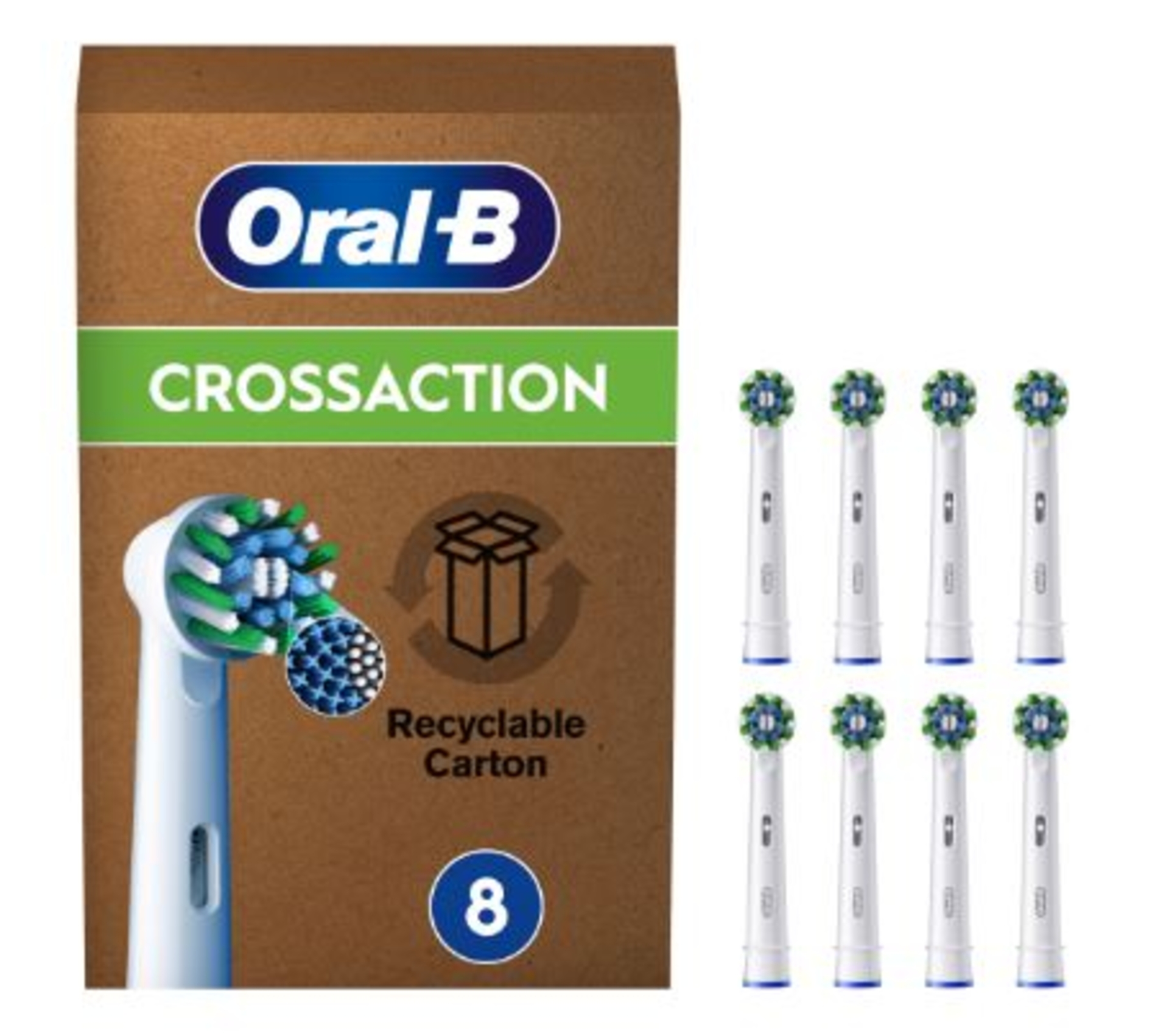 ORALB PW REFILL CROSS ACT 8PZ