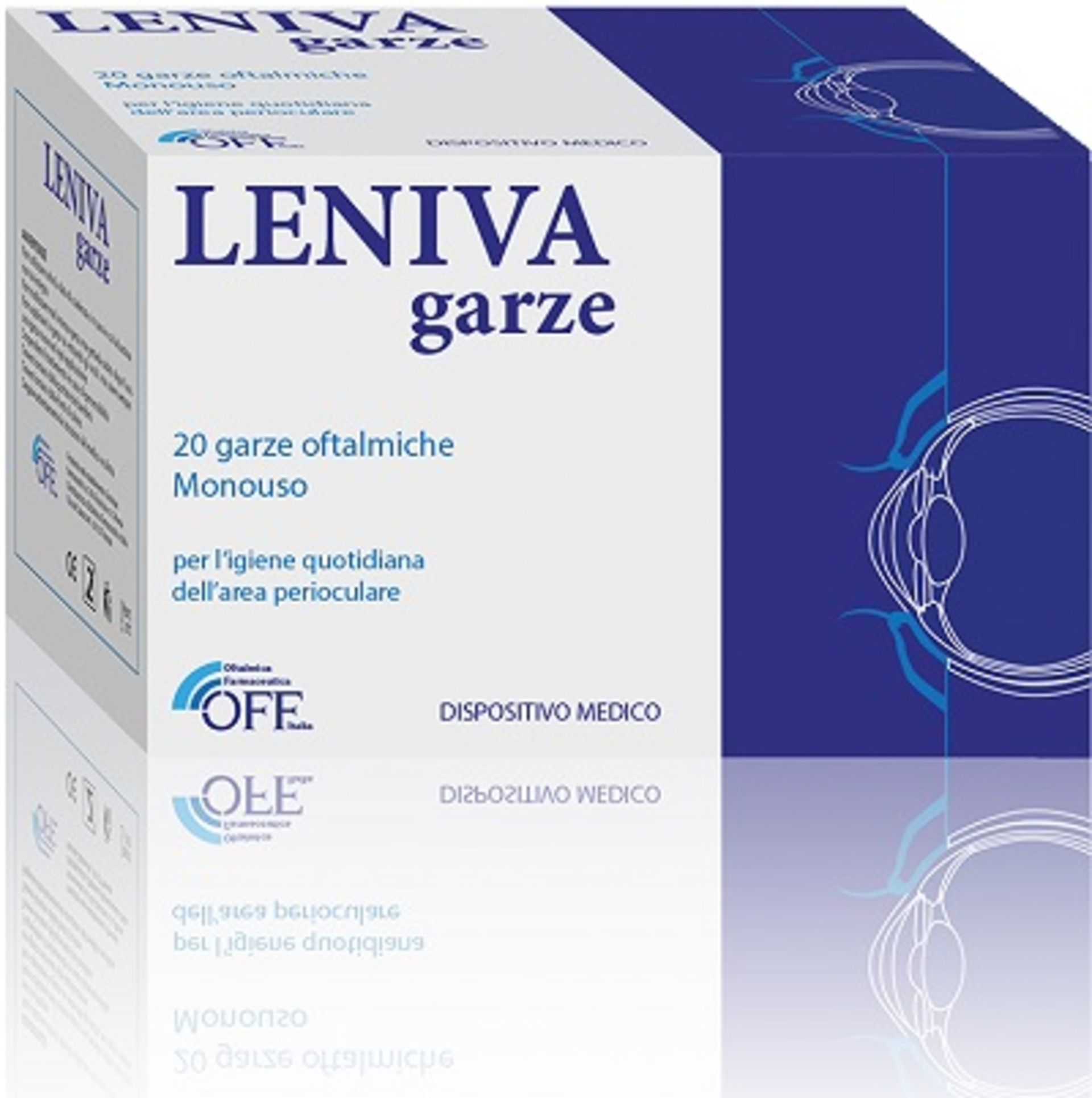 LENIVA GARZE OFTALMICHE 20PZ