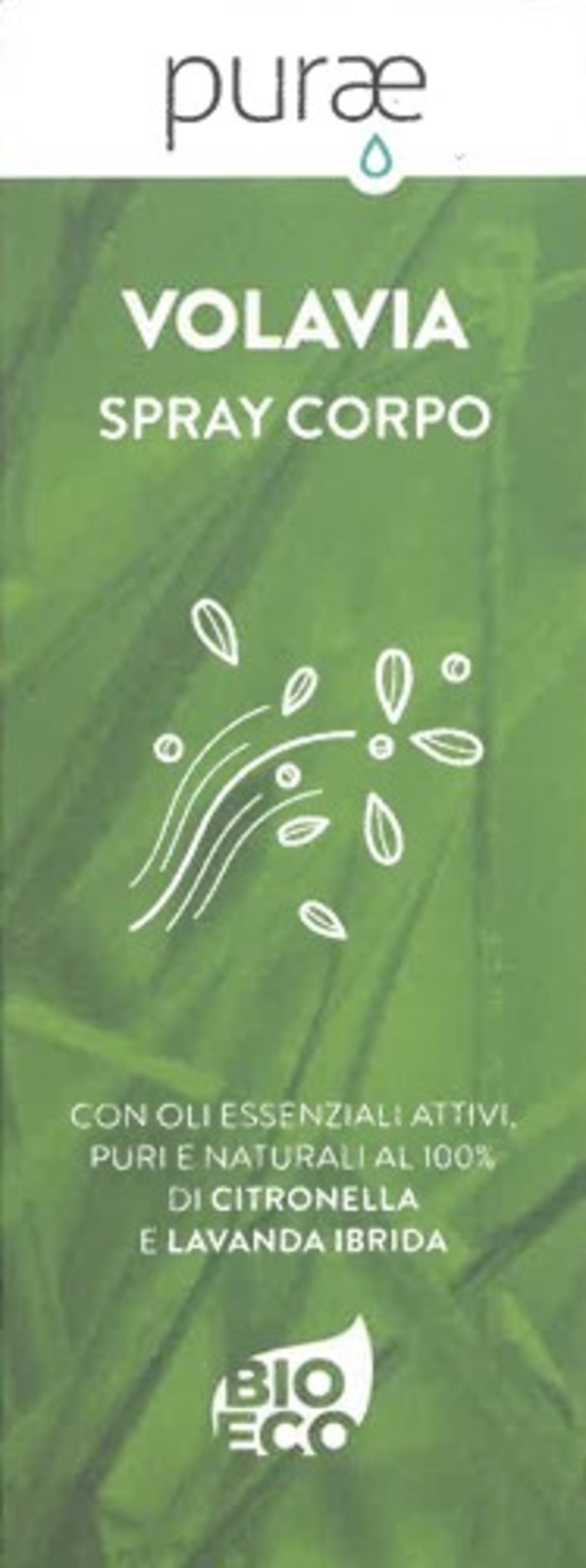 PURAE SPRAY CORPO VOLAVIA100ML