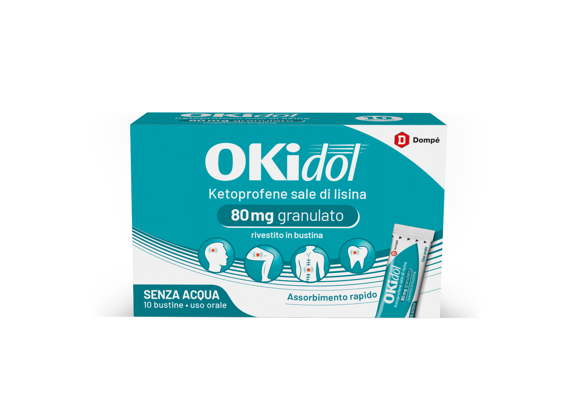 OKIDOL*OS GRAT 10BUST 80MG