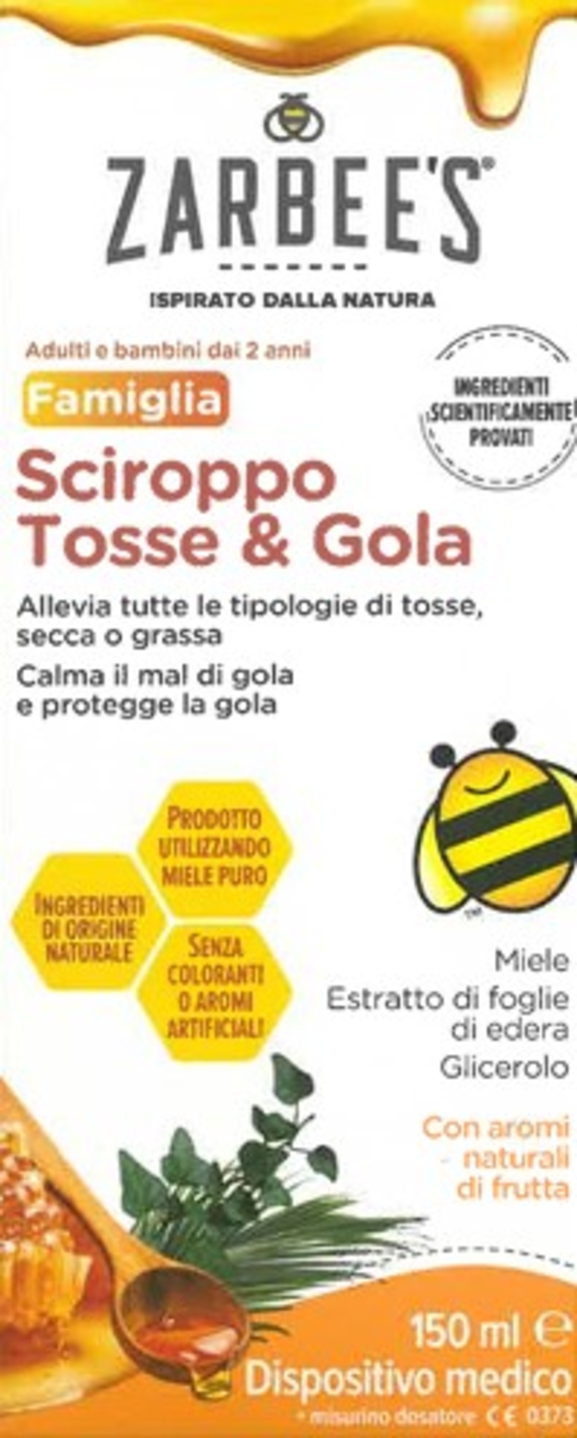 ZARBEE'S TOSSE GOLA SCIROPPO